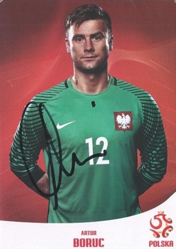 Artur BORUC oryginalny autograf karta POLSKA