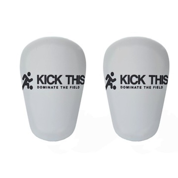 Mini Ochraniacze Piłkarskie KickThis - White