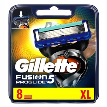 Wkłady do Gillette Fusion 5 ProGlide 8sztuk