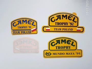 naklejki Camel Trophy Team Poland 1991 i 1992 r.