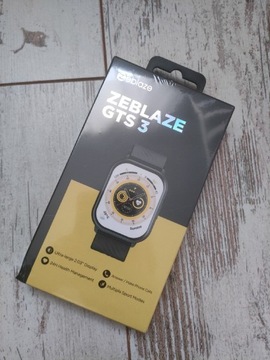 Nowy smartwatch zeblaze GTS 3 czarny zafoliowany 