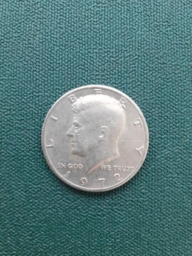 1/2 dolara - Half Dollar - Kennedy - USA - 1972