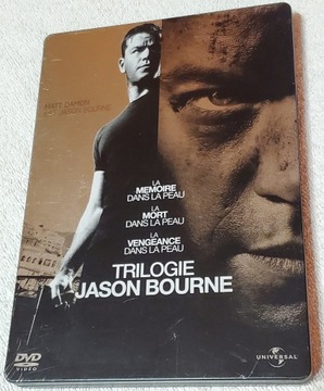 FILM JASON BOURNE 5 DVD TRYLOGIA STEELBOOK