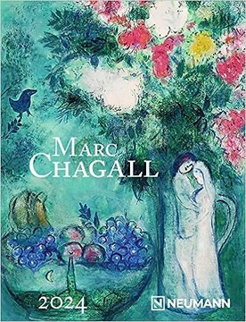 Marc Chagall 2024 - Diary 16,5x21,6 calendar 