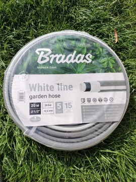 Bradas white line wąż 1/2 najtaniej 20 m 