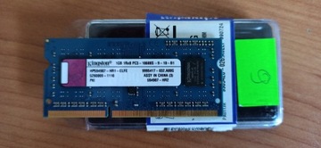 Pamięć RAM Kingston 1GB 1Rx8 PC3 10600S 9- 10 - B1