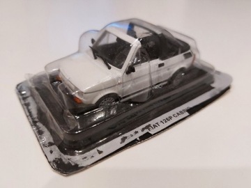 Kultowe Auta PRL Fiat 126p Cabrio (1/43)