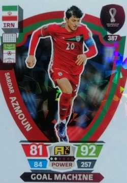 WORLD CUP QATAR 2022 AZMOUN GOAL MACHINE 387