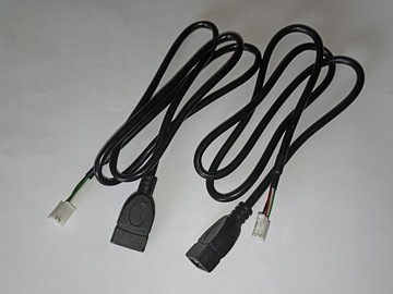 Kabel USB 2-DIN, 4PIN i 6 PIN ZESTAW