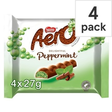 Nestle Aero Peppermint batoniki 4 Pack 108g