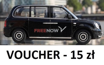 5x VOUCHER 15zł na taxi FreeNow  - 75 zł za 23,99