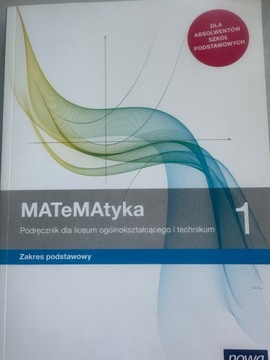 Matematyka 1 podręcznik dla liceum podstawowy zakr