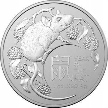 Rok SZCZURA RAM 2020 MYSZY Royal Australian Mint