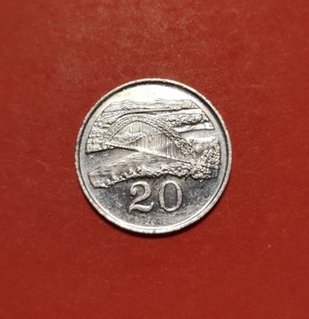 Moneta 20 centów 1997, Zimbabwe