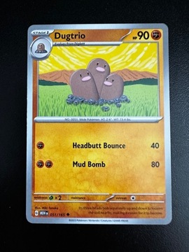 Karta Pokemon Dugtrio 051/151 MEW 151