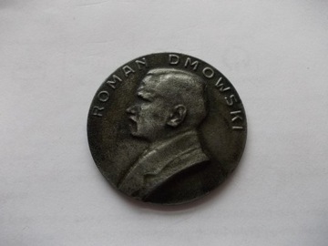 Medal  Roman Dmowski zasłużonemu Ojczyźnie 
