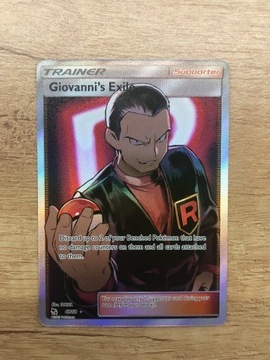 Kart Pokemon Giovanni Exile 67/68 HIF
