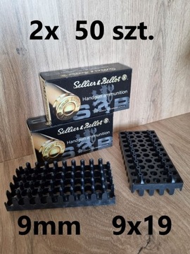 Pudełka po amunicji nabojach 9mm 9x19 WYSYŁKA 0 zł