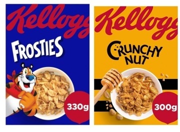 Kellogg's Frosties+Crunchy Nut UK 330g+300g