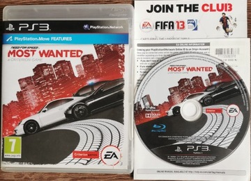 Need for Speed Most Wanted na PS3. Komplet. 