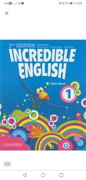 Książka  Intcredible English class book 1