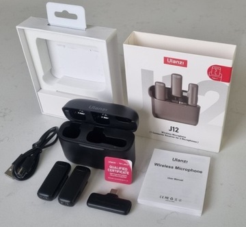 Mikrofon bezprzewodowy krawatowy Ulanzi J12 USB-C