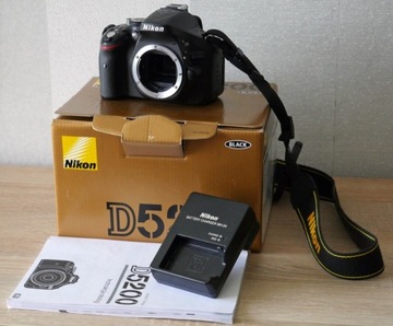 Lustrzanka Nikon D5200 body 24Mpx przebieg 5tys