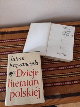 Zestaw:1/ Dzieje literatury polskiej 2/Historia sztuki w zarysie Estreicher