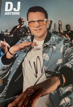 Oryginalny autograf DJ Antonie 