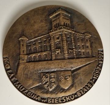 Medal sto lat muzeum w Bielsku-Białej