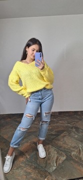 Żółty sweterek La Perla