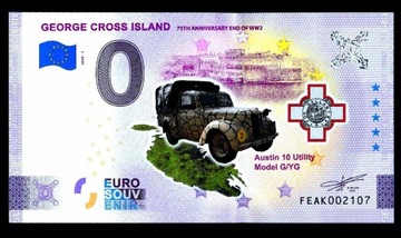 0 euro George Cross Island kolor FEAK 2020-1