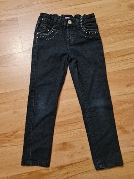 Jeansowe spodnie dziewczęce 8-9 lat (134 cm)