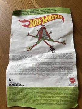 Zestaw Hot Wheels z instrukcją