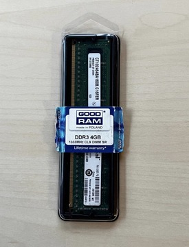 Moduł pamięci RAM 4GB DDR3 GOODRAM