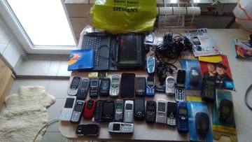 Telefony komórkowe duża kolekcja 