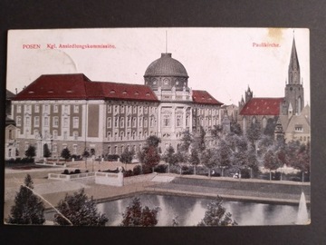  Posen Ansiedelungs-Kommision Paulikirche 1918 rok
