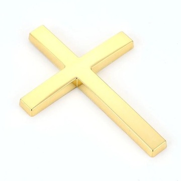 Krzyż | Jezus | Metalowa naklejka 3D na samochód 