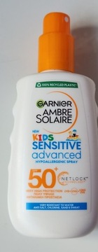 Garnier Ambre Spray Ochronny dla DZIECI do Skóry Wrażliwej 200ml spf50+