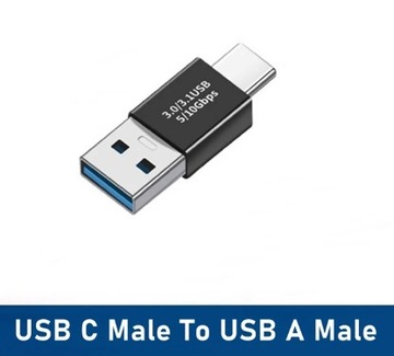 Adapter OTG typu C USB C męski na USB-A 