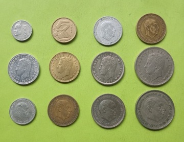 Hiszpania zestaw  monet