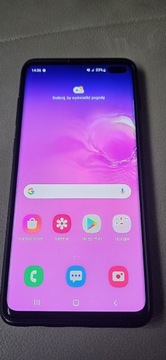 Samsung Galaxy S10 Plus + etui spigen, ładowarka