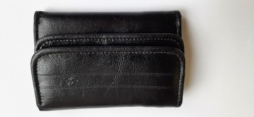 Portmonetka portfel skórzany damski czarny