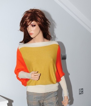 Nowy sweterek kolor miedziany uniwersalny rozmiar