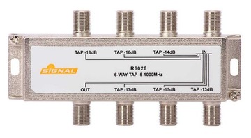 Odgałęźnik TV Signal O-6 (5-1000MHz)
