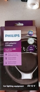 Adapter LED Canbus CEA H7 18952 12V 2SZT. Philips