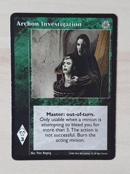 VTES Vampire Archon Investigation 