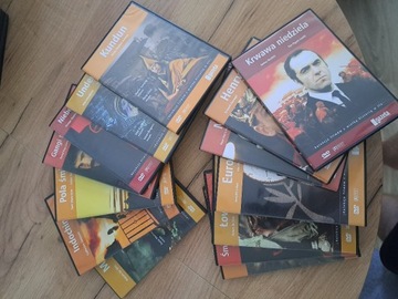 Płyty DVD 110szt, filmy, klasyka, kolekcj1,0zł/szt