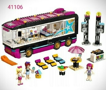 LEGO friends  41106 WÓZ KONCERTOWY GWIAZDY POP