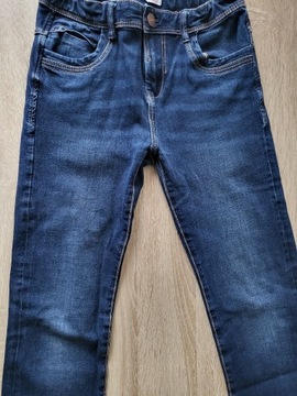 spodnie jeans Okaidi skinny fit r.164